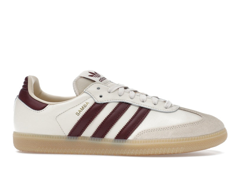 Adidas Samba OG Wonder White Shadow Red - Wonder White/Shadow Red/Gum - JS3830 - 01