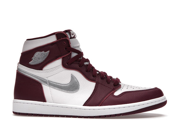 Air Jordan 1 Retro High Bordeaux - Bordeaux/White-Metallic Silver - 555088-611 - 01