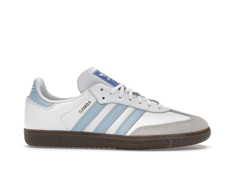 adidas Samba White Clear Sky (GS) - Footwear White/Clear Sky/Blue - JI2009 - 01
