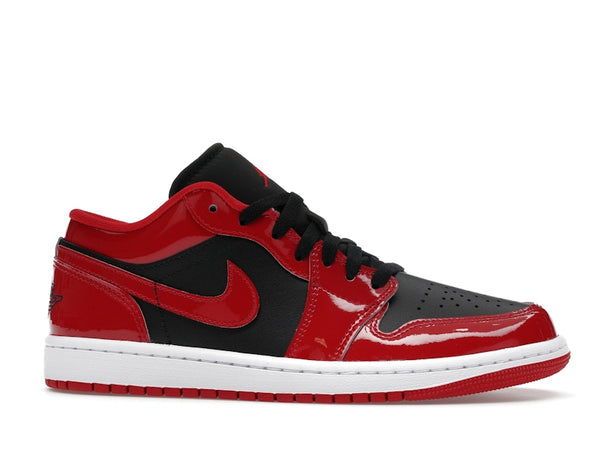 Air Jordan 1 Low SE Patent Varsity Red Black - Black/White/Varsity Red - HV4089-006 - 01