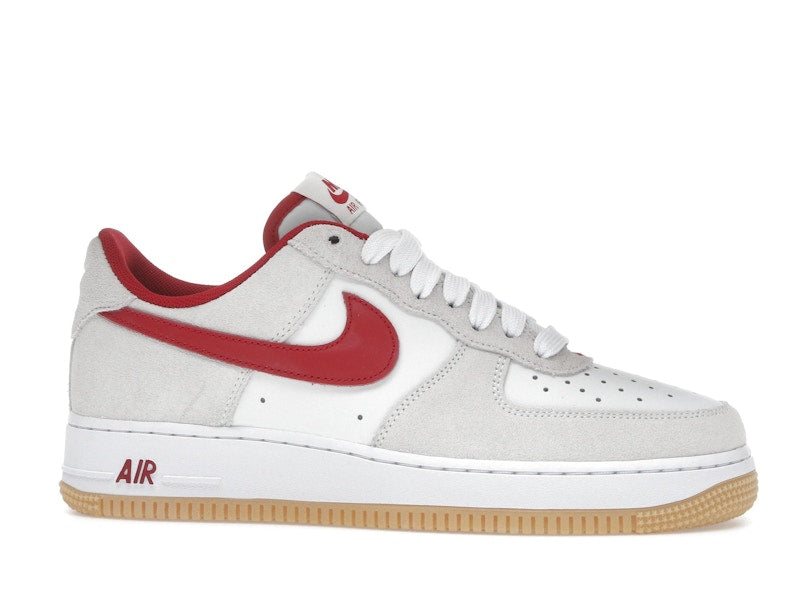 Nike Air Force 1 Low '07 LV8 Summit White Varsity Red Gum - Summit White/White/Gum Yellow/Varsity Red - IB6388-101 - 01