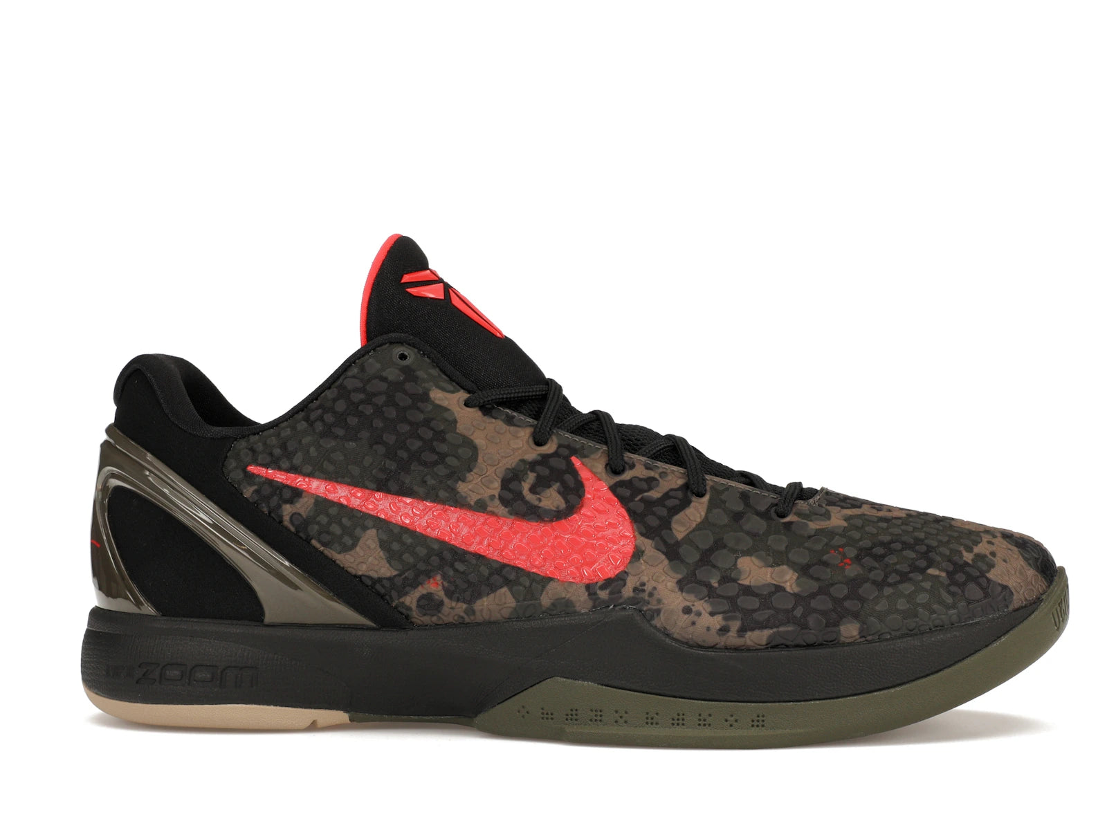 Nike Kobe 6 Protro Italian Camo (2024) - Black/Crimson Bog/Khaki - FQ3546-001 - 01