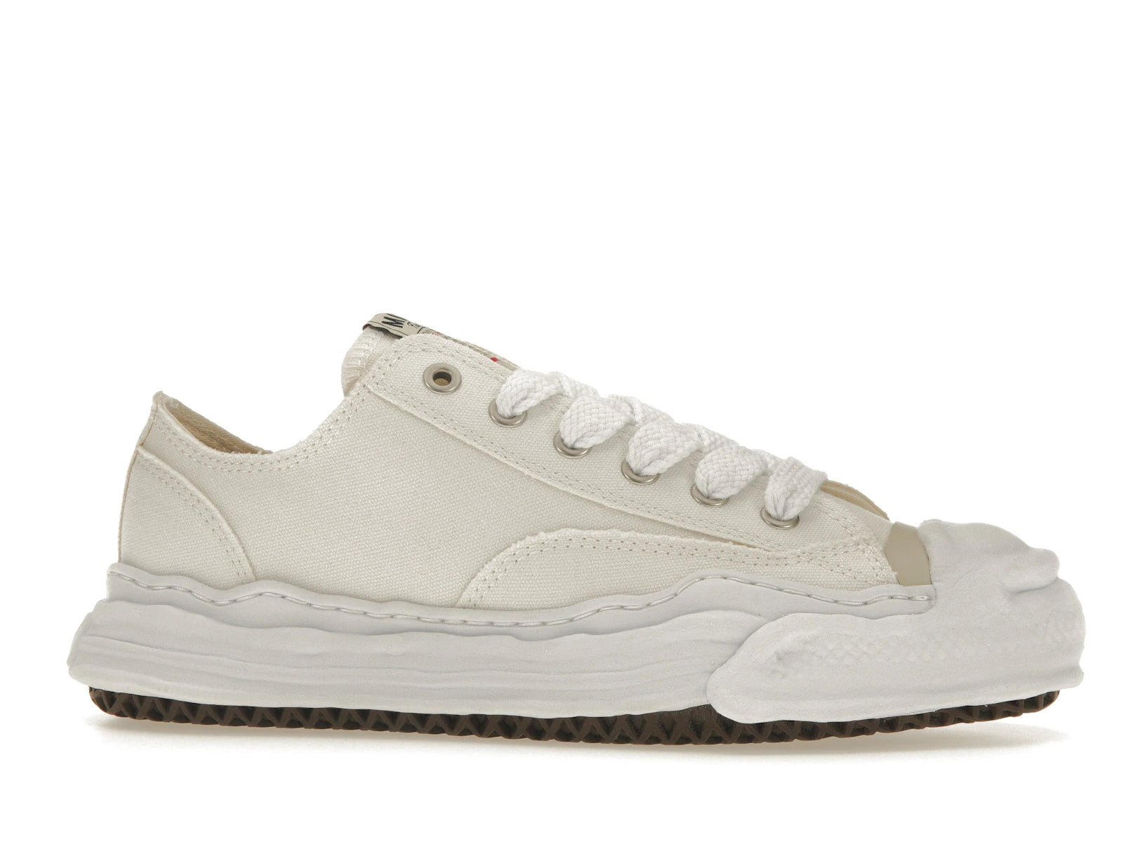 Mihara Yasuhiro Hank OG Sole Canvas Low White - White/White - A05FW702-WHT - 01