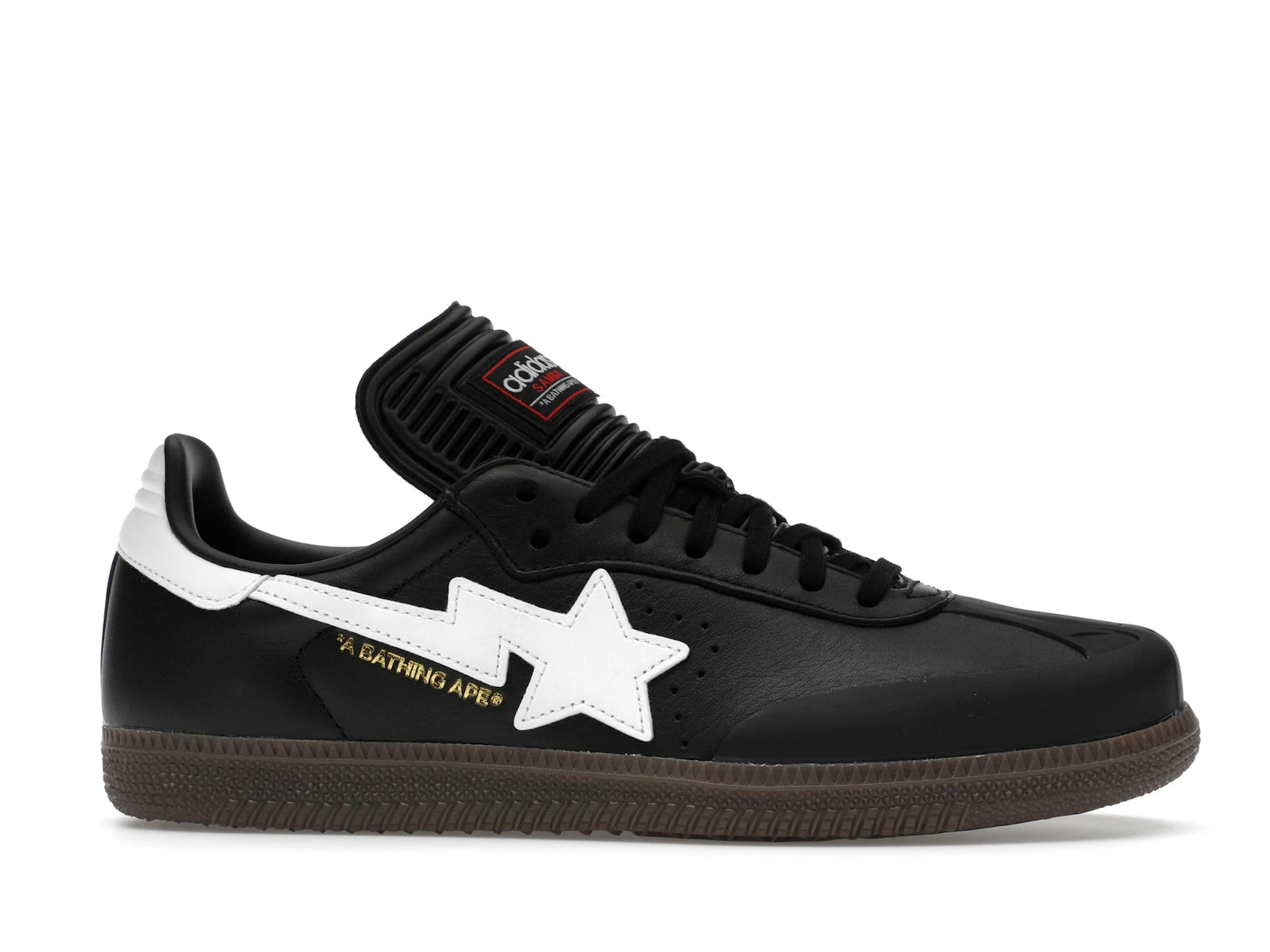 Adidas Samba Bape Black White Gum - Black/White/Gum - JR9246 - 01