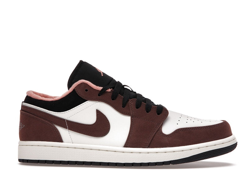 Air Jordan 1 Low Mocha - Light Chocolate/Crimson Bliss-Black-Sail - DC6991-200 - 01