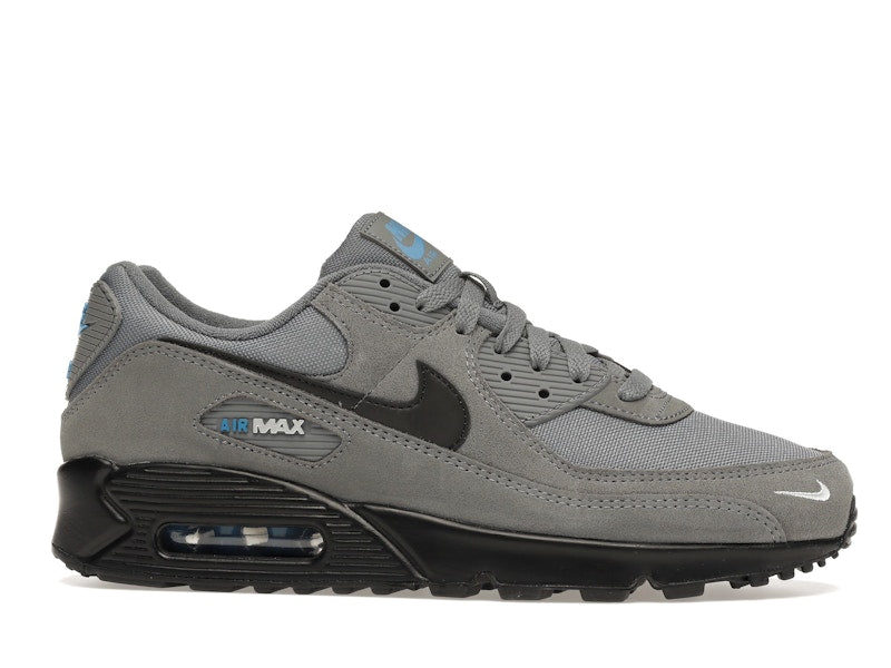 Nike Air Max 90 Smoke Grey Light Photo Blue Metallic Silver Black - Smoke Grey/Light Photo Blue/Metallic Silver/Black - DO6706-002 - 01