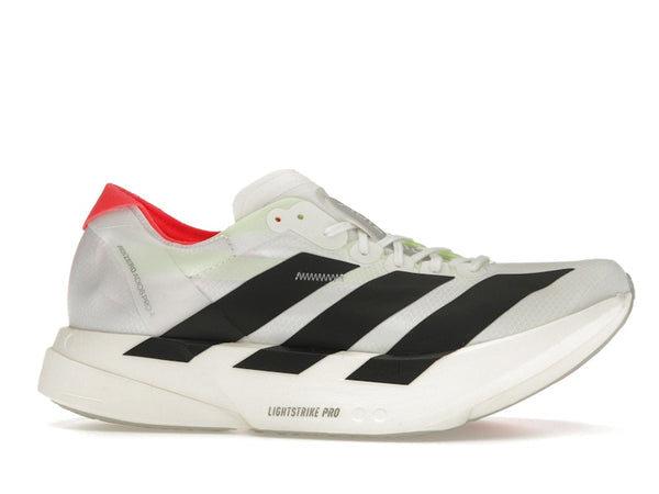 adidas Adizero Adios Pro 4 White Black Red - Cloud White/Core Black/Silver Metallic - JR1094 - 01