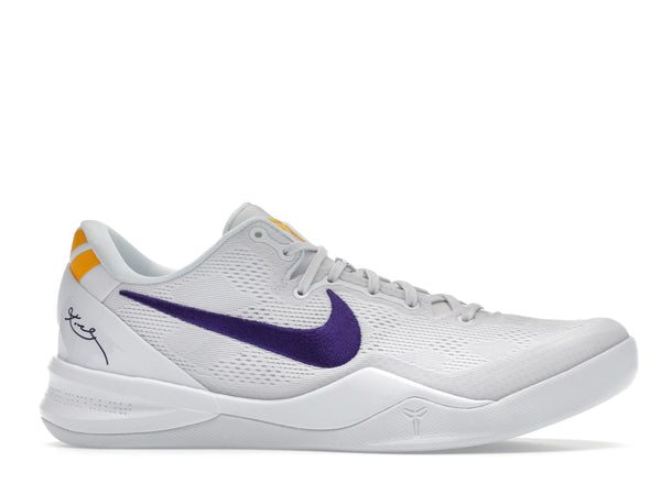 Nike Kobe 8 Protro Lakers Home - White/Court Purple/University Gold - HF9550-100 - 01
