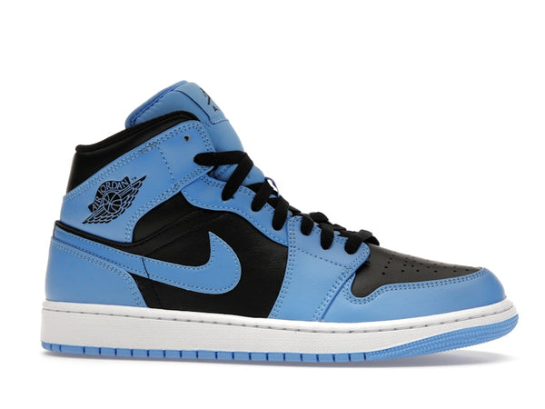 Air Jordan 1 Mid University Blue Black - University Blue/White/Black - DQ8426-401 - 01
