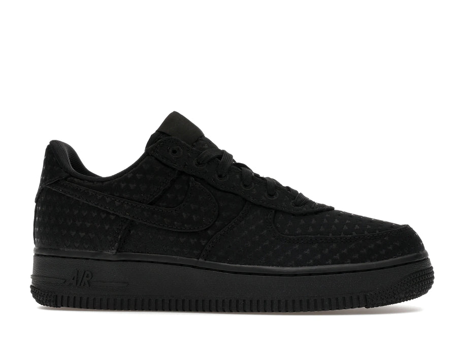 Nike Air Force 1 Low Valentines Day Triple Black (2026) - Black/Black/University Red - IQ9965-001 - 01