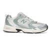 New Balance 530 Silver Metallic Mosaic Green - Silver Metallic/Mosaic Green - U530SEB - 01