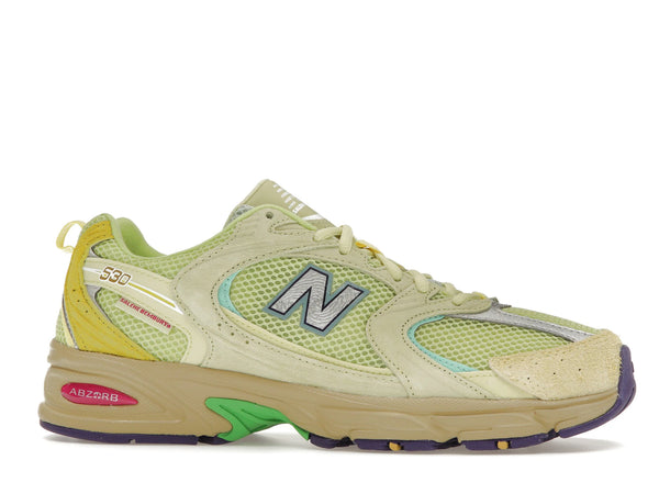 New Balance 530 Salehe Bembury Prosperity Be The Prize - Dusty Yellow/Celery Green - MR530PR - 01