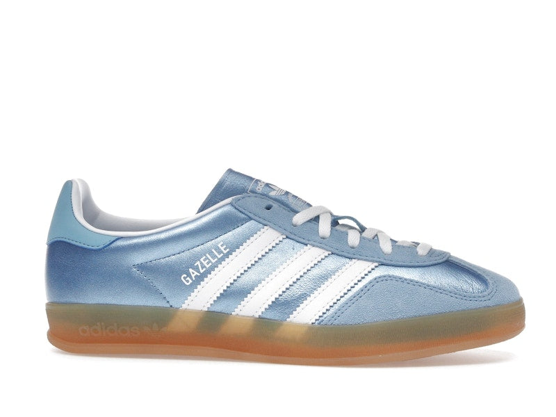 adidas Gazelle Indoor Blue Cloud White Gum (Women's) - Blue/Cloud White/Gum - JS1407 - 01
