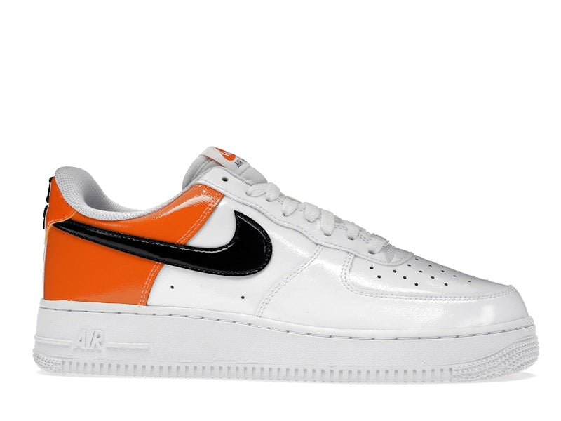 Nike Air Force 1 Low '07 Essential White/Brilliant Orange (Women's) - White/Brilliant Orange/Black - DJ9942-103 - 01