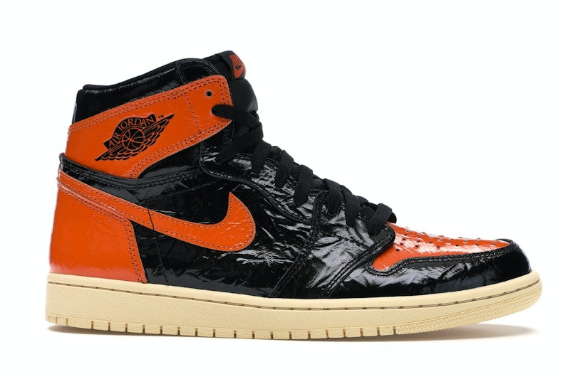 Air Jordan 1 Retro High Shattered Backboard 3 - Black/Pale Vanilla-Starfish - 555088-028 - 01