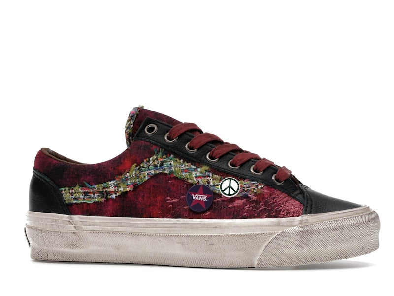 Vans Old Skool 36 Lx Souvenir Burgundy - Burgundy/Black/Cream - VN000D9RBRG - 01