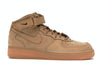Nike Air Force 1 Mid Flax Outdoor Green - Flax/Flax-Outdoor Green - nike-air-force-1-mid-flax - 01