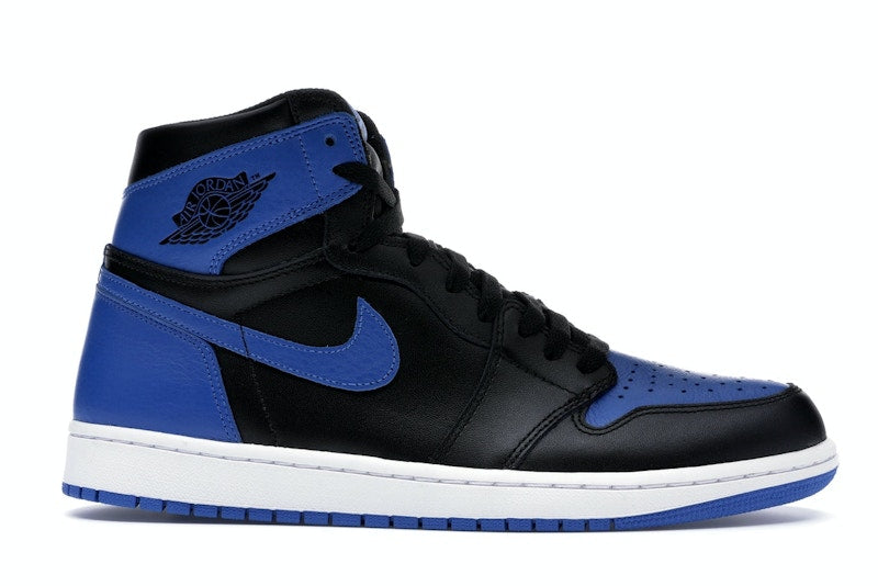 Air Jordan 1 Retro Black Blue (2017) - Black/Varsity Royal-White - 555088-007 - 01