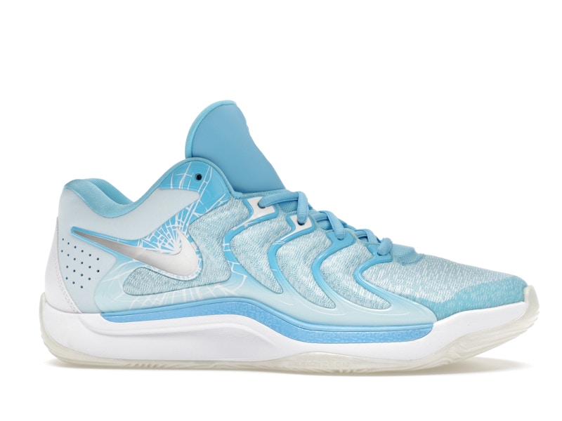Nike KD 17 Christmas - Aquarius Blue/Glacier Blue/White/Metallic Silver - FZ1525-400 - 01