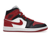 Air Jordan 1 Mid Alternate Bred Toe (W) - White/Red/Black - BQ6472-079 - 01