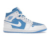 Air Jordan 1 Mid Legend Blue - White/Legend Blue - FZ2142-114 - 01