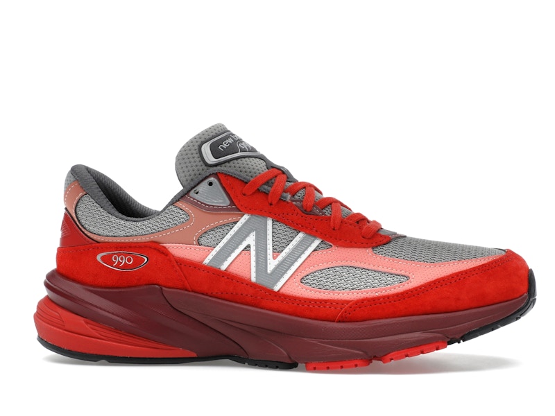 New Balance 990v6 MiUSA Community Red - Community Red/Grey - U990RT6 - 01
