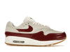 Nike Air Max 1 LX Team Red (Women's) - Sail/Sail/Gum Light Brown/Team Red - FJ3169-100 - 01