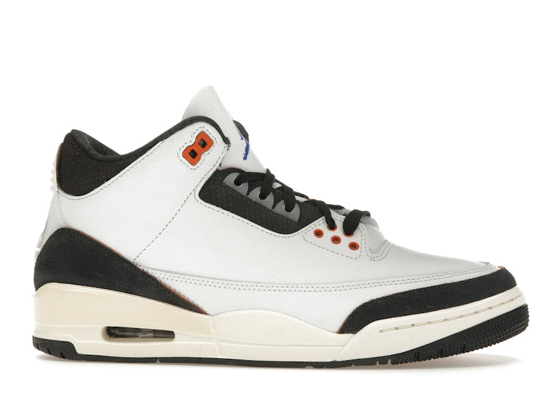 Air Jordan 3 Retro Quai 54 (2024) - Summit White/Off Noir/Game Royal/Burnt Sunrise/Sail - FZ5649-100 - 01