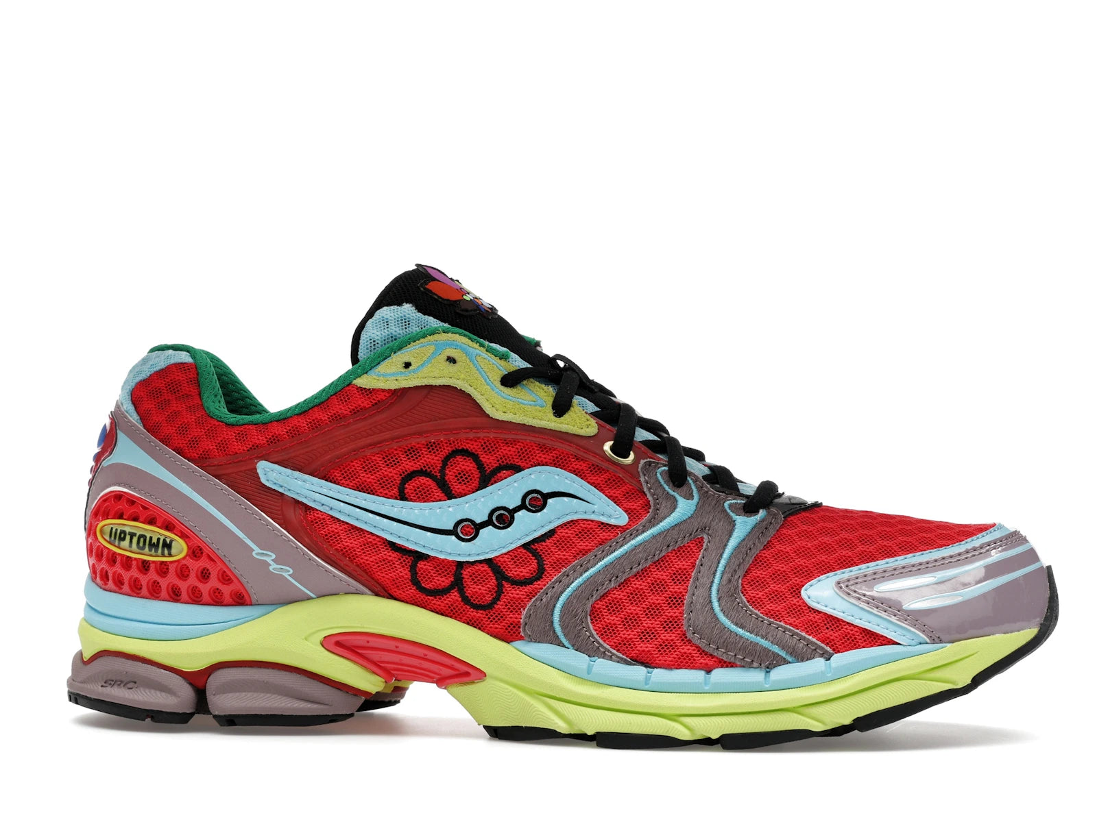 Saucony Progrid Triumph 4 Jae Tips Flowers Grow Uptown Poison Ivy - Red/Yellow/Multi-Color - S70966-1 - 01