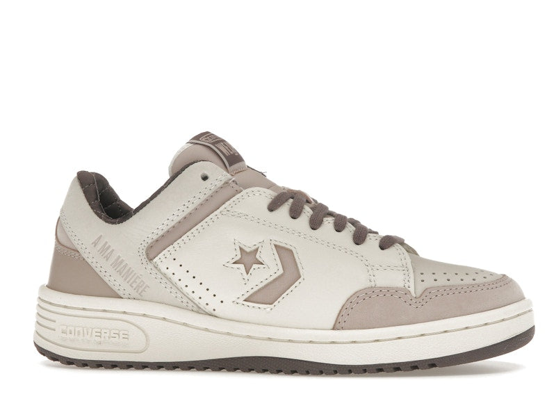 Converse Weapon Ox A Ma Maniére While You Were Sleeping - Cream/Tan-Violet Ore - A13560C - 01