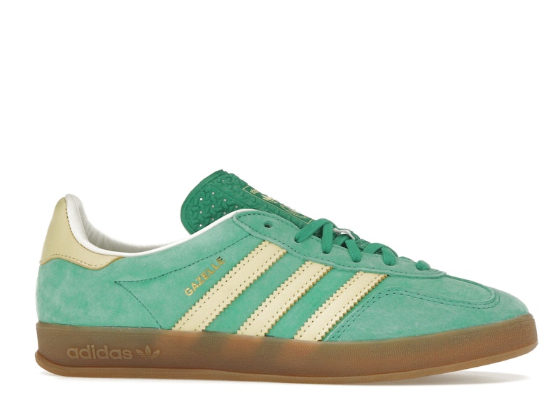 adidas Gazelle Indoor Semi Court Green - Semi Court Green/Almost Yellow/Gum - IH7500 - 01