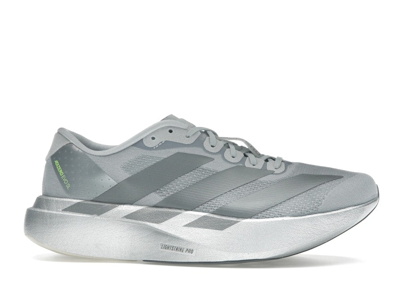 adidas Adizero Evo SL Silver Metallic Lucid Red - vue 2