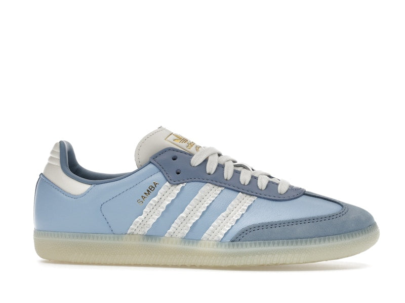 adidas Samba Ruffle Stripes Pack Clear Sky (Women's) - Clear Sky/Tactile Blue/Off White - JR8852 - 01