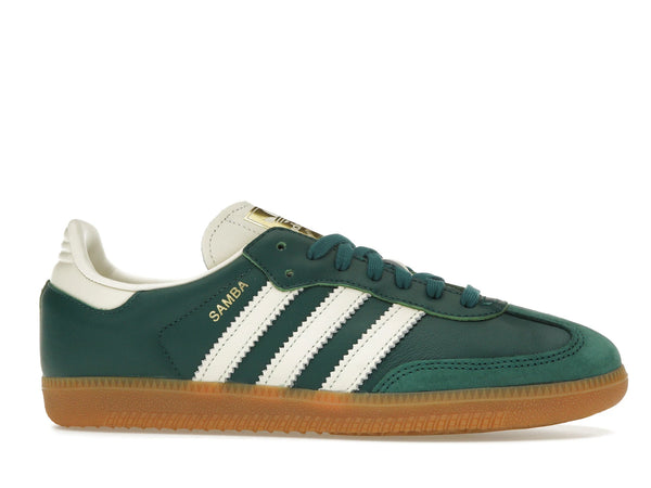 Adidas Samba OG Collegiate Green - Collegiate Green/Cream White/Gold Metallic - IE0872 - 01