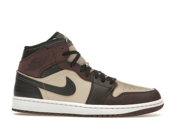 Air Jordan 1 Mid SE Paris Ymca - Velvet Brown/Earth/Sanddrift/Metallic Gold/Summit White - FZ4359-200 - 01