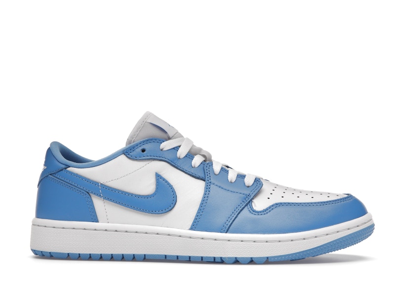 Air Jordan 1 Retro Low Golf Unc - White/University Blue - DD9315-100 - 01