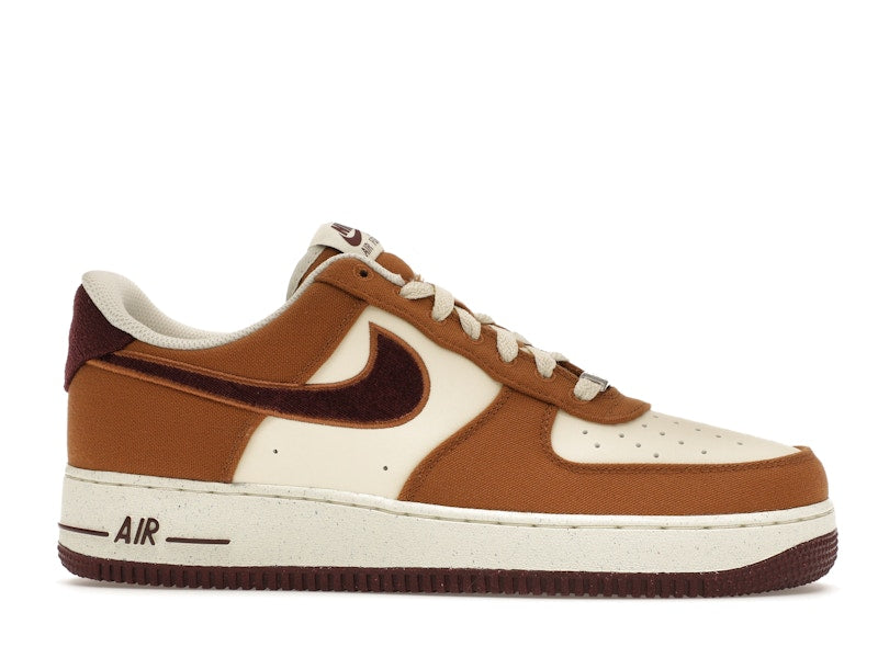 Nike Air Force 1 Low '07 LV8 Notebook Doodle Pack Light British Tan - Light British Tan/Coconut Milk/Gum Dark Brown/Burgundy Crush - FQ8713-200 - 01