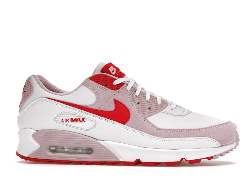 Nike Air Max 90 Valentines Day (2021) (W) - White/University Red-Tulip Pink-White - DD8029-100 - 01