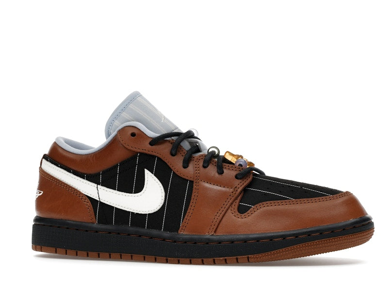 Jordan 1 Low SE Black Sail Light British Tan - vue 3