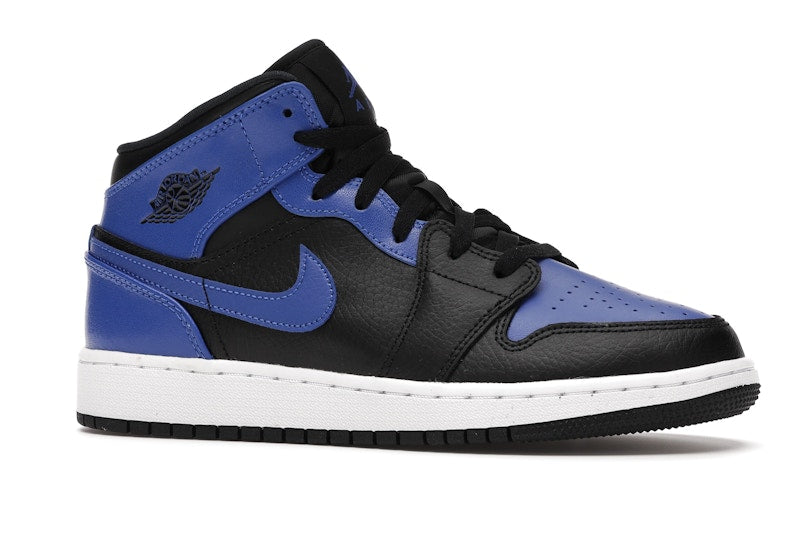 Air Jordan 1 Mid Hyper Royal (GS) - vista 2