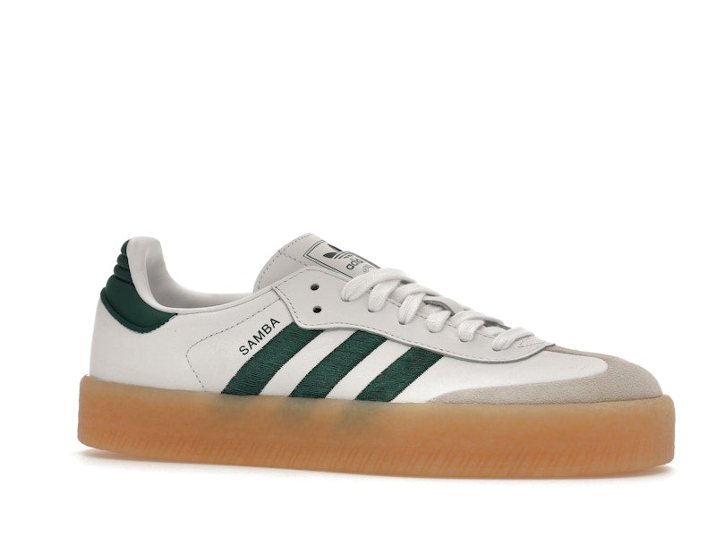 adidas Sambae White Collegiate Green Gum (Women's) - visning 3