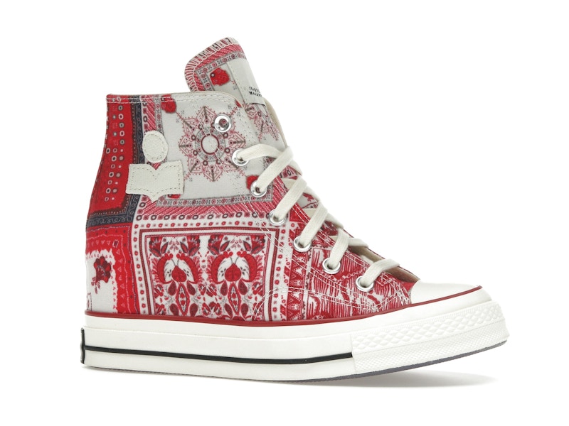 Converse Chuck 70 Internal Wedge Hi Isabel Marant Vanilla Ice Red (Women's) - vue 3
