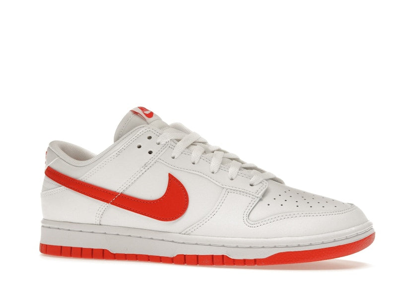 Nike Dunk Low Retro White Picante Red - visning 3