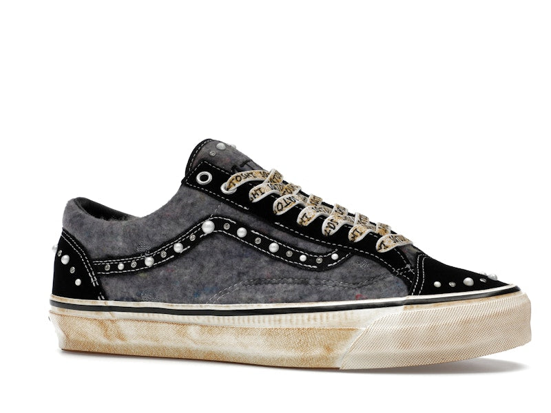 Vans OTW Old Skool Reissue 36 Satoshi Nakamoto Pearlized Speckled Moving Blanket Grey - widok 3