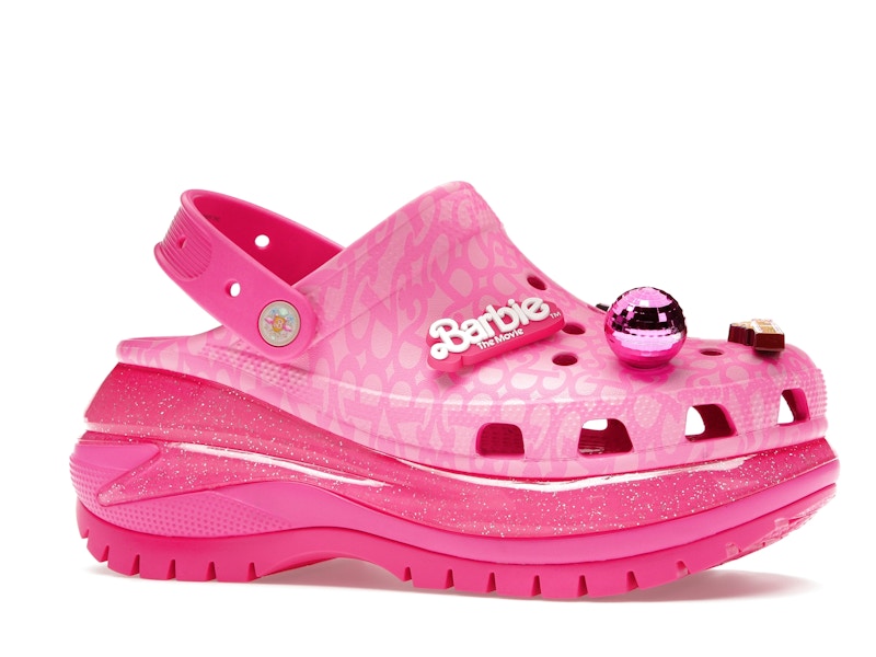 Crocs Classic Mega Crush Clog Barbie The Movie Electric Pink - visning 3