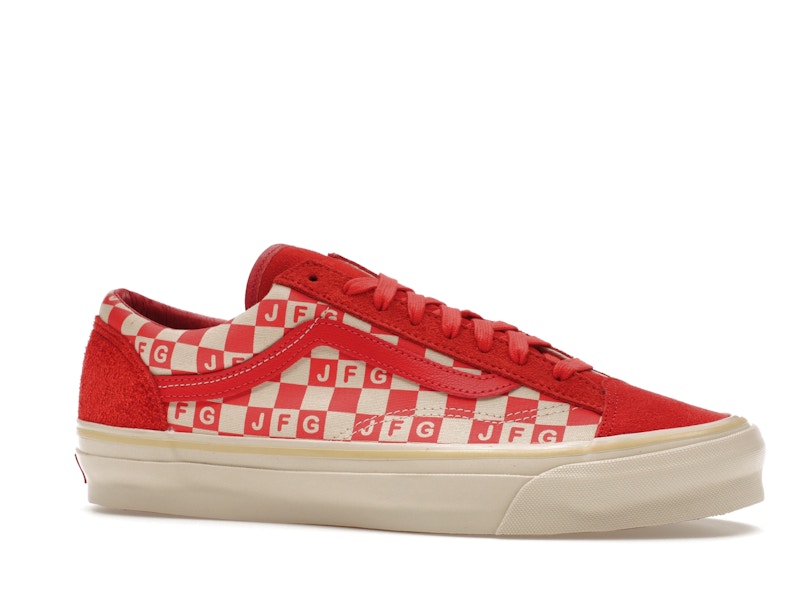 Vans Vault OG Style 36 LX Joe Freshgoods The Honeymoon Stage Red - view 3