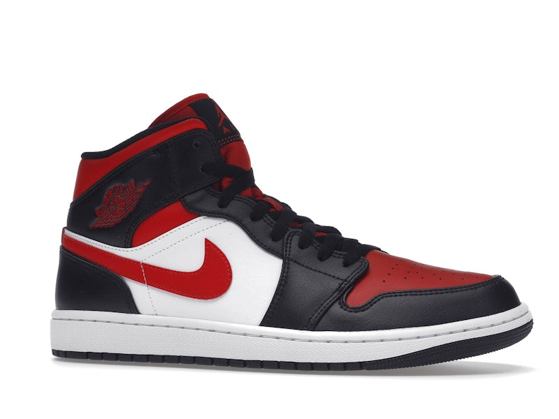 Air Jordan 1 Mid White Black Red (2022) - visning 2