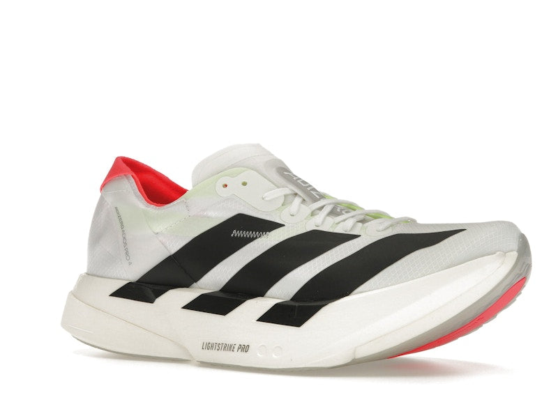 adidas Adizero Adios Pro 4 White Black Red (Women's) - widok 4
