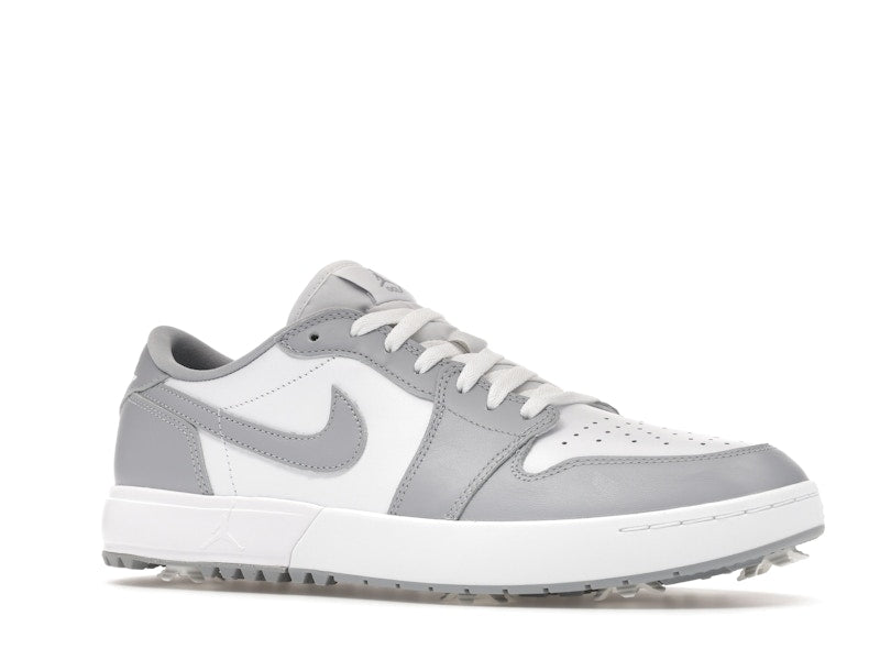 Jordan 1 Low Golf Spiked Wolf Grey White - vue 4