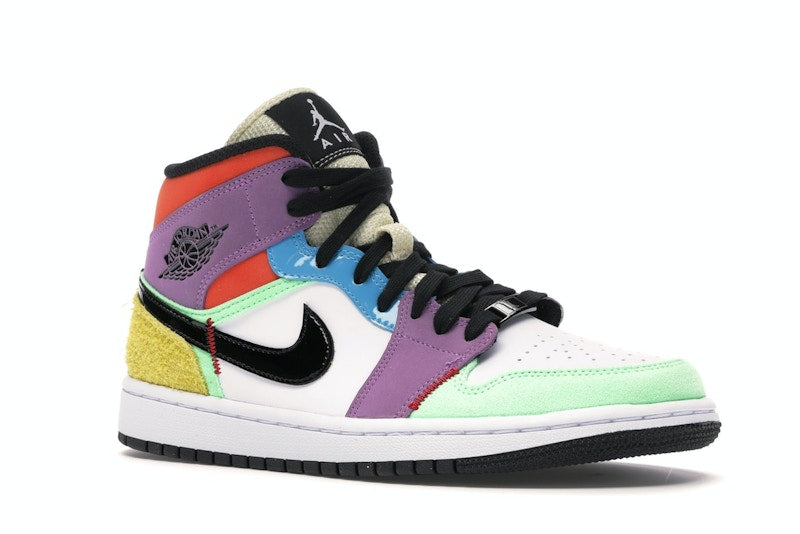 Air Jordan 1 Mid SE Multi Color (W) - visning 3